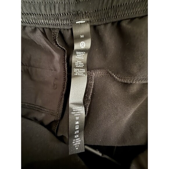Lululemon Men’s Intent Joggers Black size M Athletic Pocket Drawstring - Picture 10 of 10